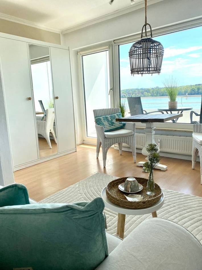Ferienwohnung für 2 Personen, mit Balkon und Garten sowie Seeblick am Steinwarder - 3