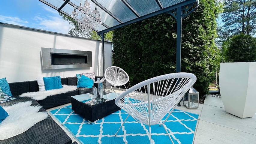 Vacation rental for 4 people, with yard and terrace, with pets in Pomerania