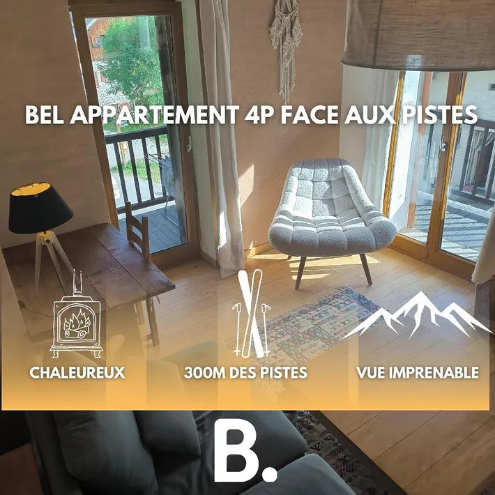 Apartamento de vacaciones para 4 personas, con vistas y jardín, Se admiten mascotas - 1