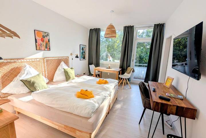 Vakantieappartement voor 2 personen, met uitzicht en balkon in Munster (Nedersaksen)