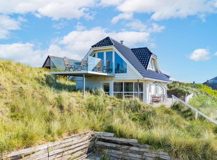 Ferienhaus mit Meerblick für 6 Personen, mit Sauna in Henne Strand