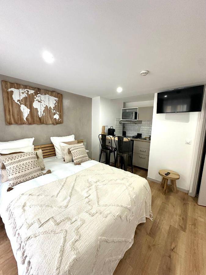 Appart’hôtel pour 2 personnes, avec vue et terrasse