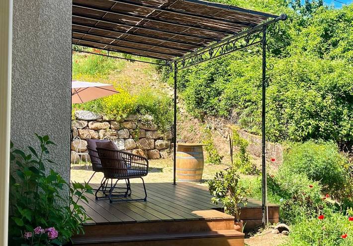 Gîte per 2 persone, con terrazza e giardino nonché panorama - 1