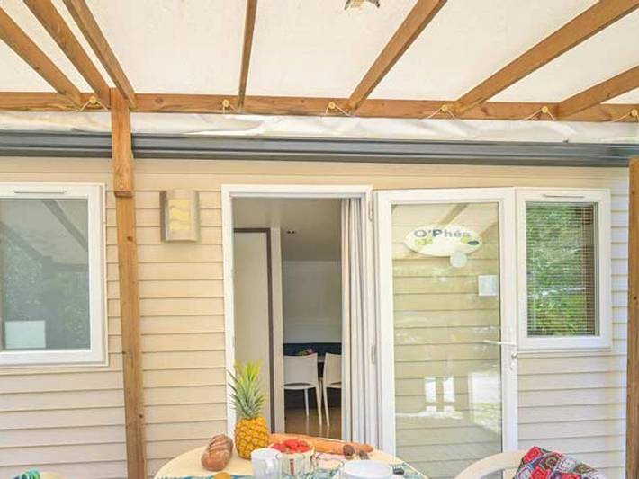 Flower Camping Le Fondespierre - Mobilheim 4 personen - Standard - 26m² in Castries, Mittelmeerküste (Frankreich)