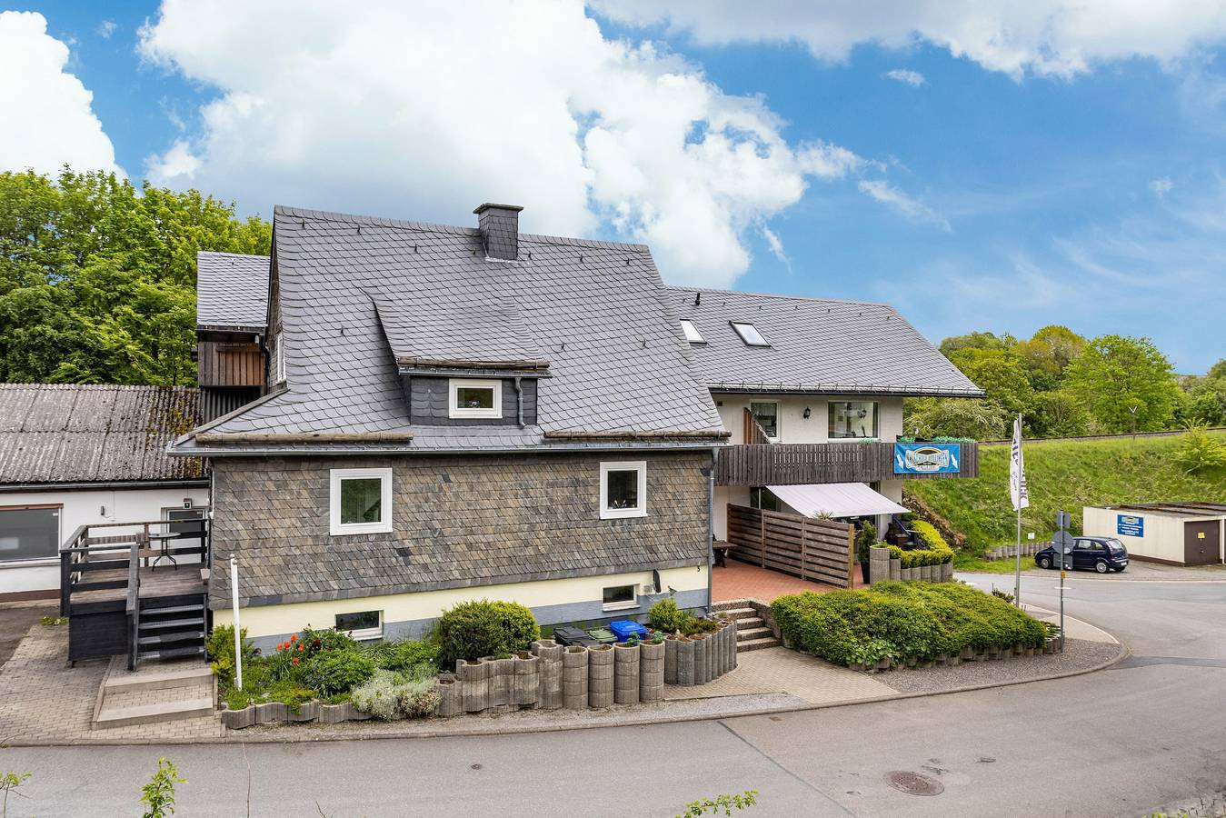 Ferienhaus 'Pistenhaus' mit Gemeinschaftsterrasse und Wlan in Willingen, die Mittelgebirge