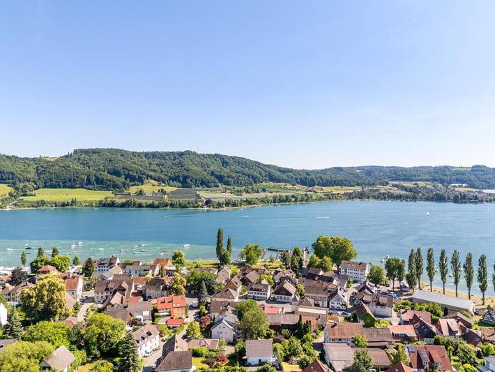 Ferienhaus für 8 Personen, mit Garten und Ausblick sowie Seeblick am Bodensee (Schweiz)