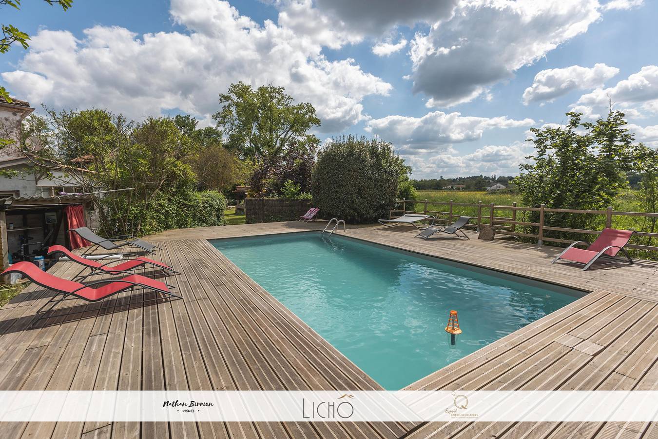 Maison de campagne 'Moulin de Flaujague - Bordeaux' avec piscine privée, terrasse et Wi-Fi in Bassanne, Région de Langon