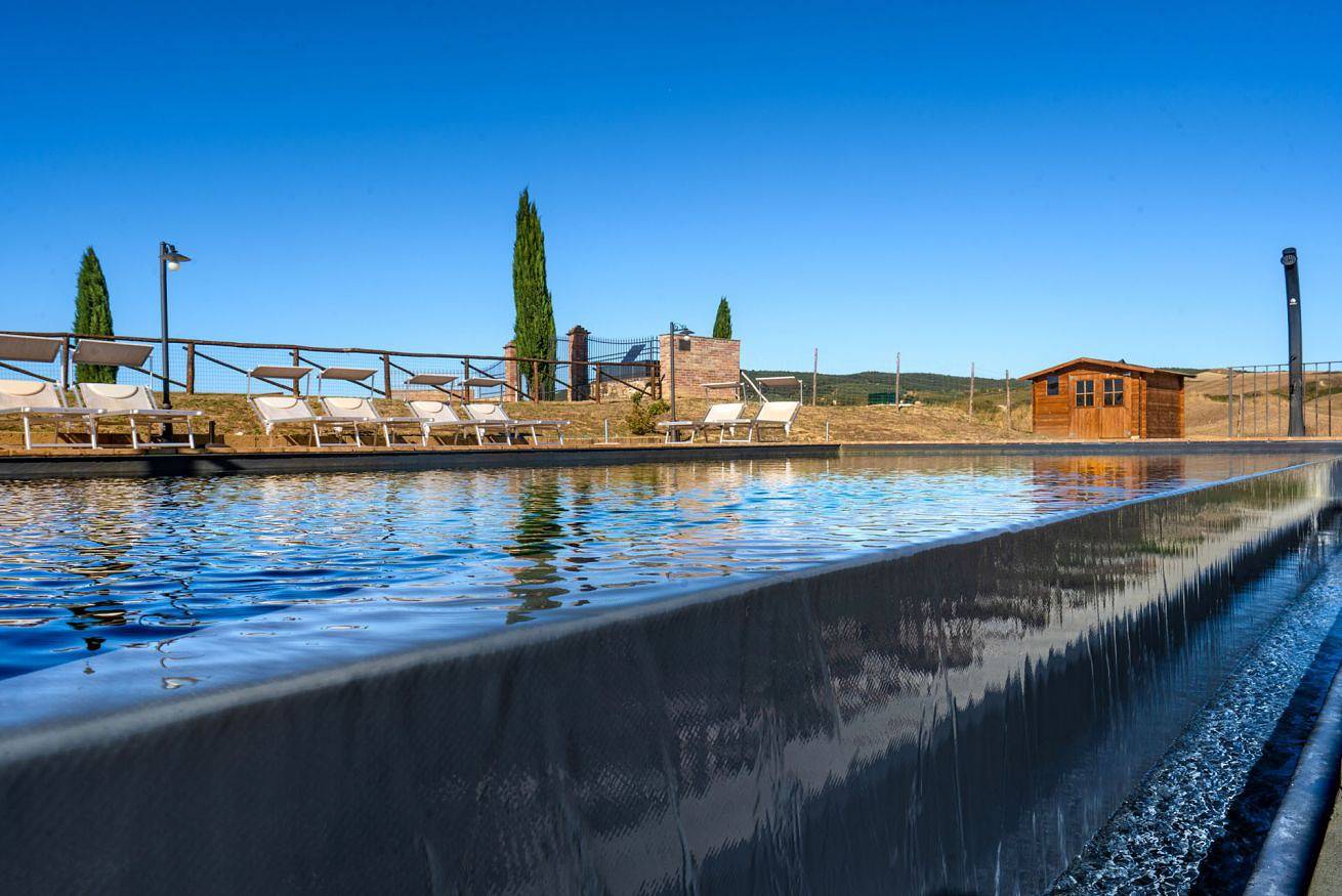 Ganze Wohnung, Ferienwohnung für 5 Personen mit Garten in Asciano, Siena Provinz