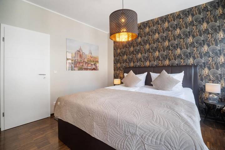 Ferienwohnung für 4 Personen, mit Ausblick in Weihnachtsmarkt Erfurt