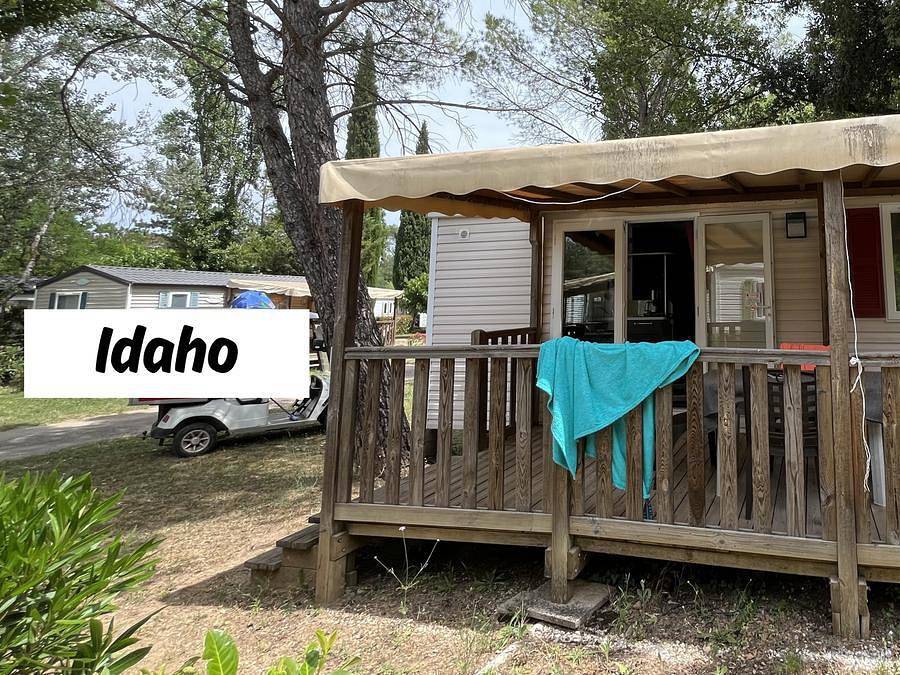 Flower Camping La Vidaresse   - Mobilhome 4 personnes - Mobil-Home Standard Idaho 2 chambres (25 m²) in Sainte-Anastasie-sur-Issole, Région de Brignoles
