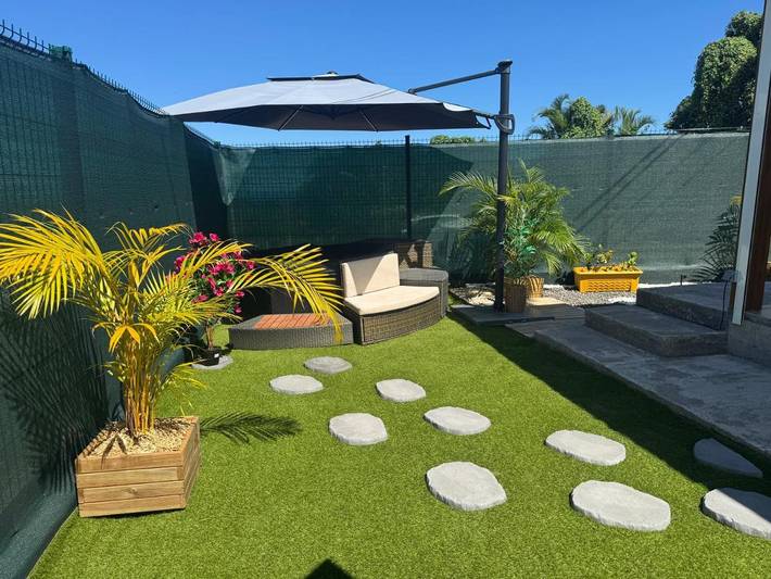 Location de vacances pour 3 personnes, avec sauna ainsi que jardin et jacuzzi, adapté aux familles à Capesterre-Belle-Eau - 4