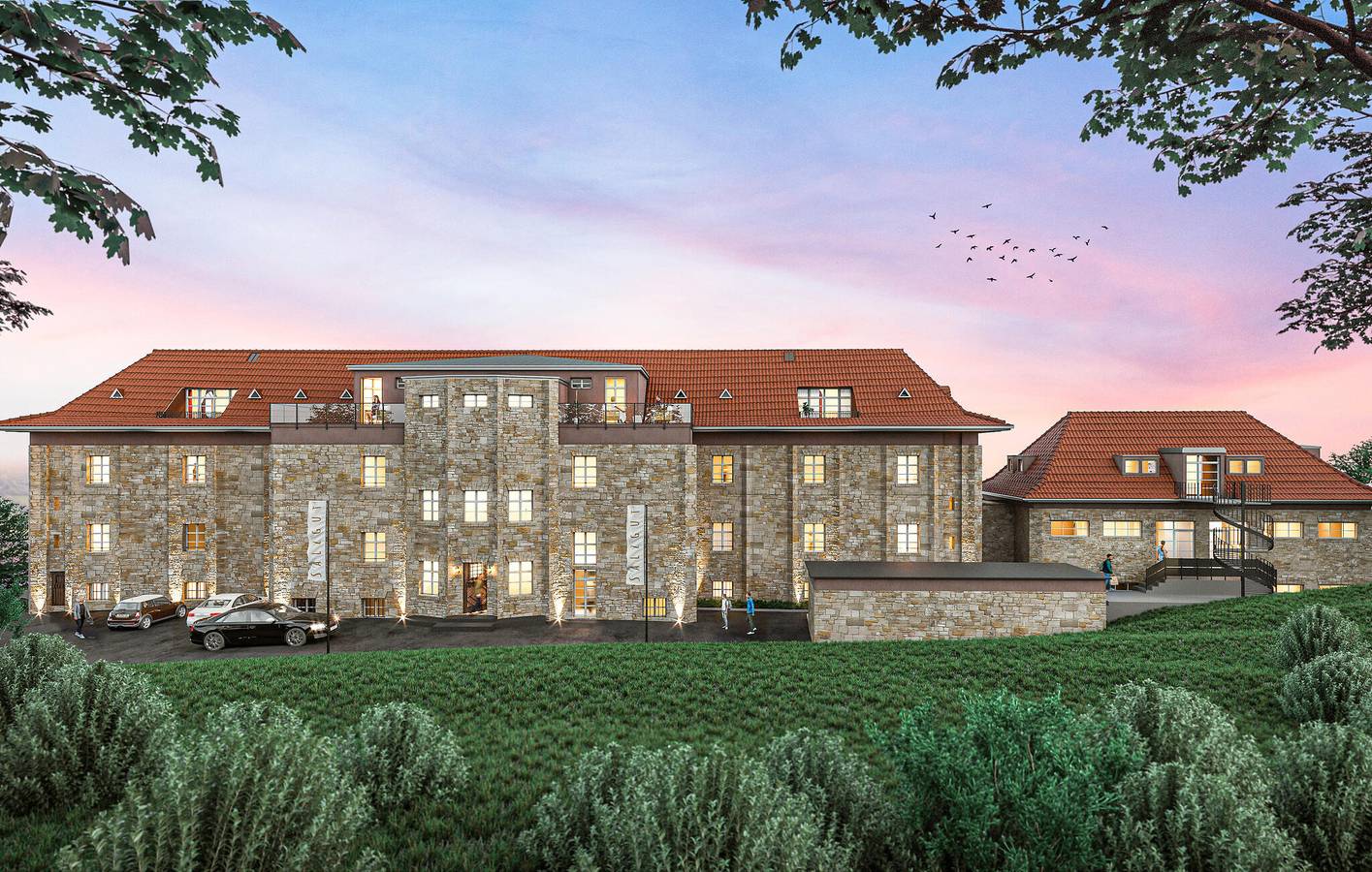 Ganze Ferienwohnung, Moderne Wohnung mit Terrasse, Küche, 700m zum Dönerhaus in Bad Frankenhausen, Region Kyffhäuser