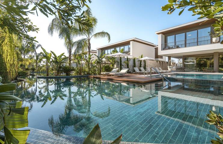 Villa pour 8 personnes, avec piscine ainsi que sauna et jardin dans Province d'Antalya