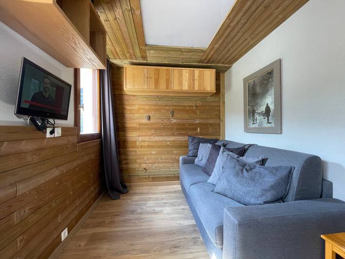 Studio pour 3 personnes, avec terrasse dans Les Menuires