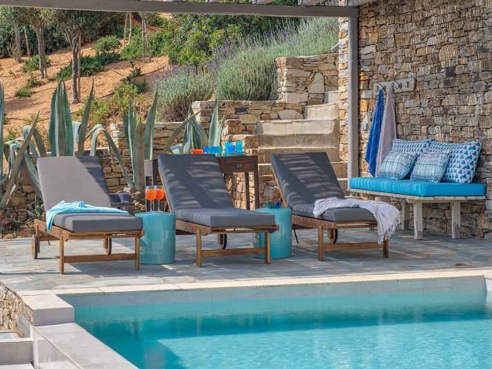 Villa pour 12 personnes, avec vue sur l’océan ainsi que jardin et piscine dans Antiparos - 3