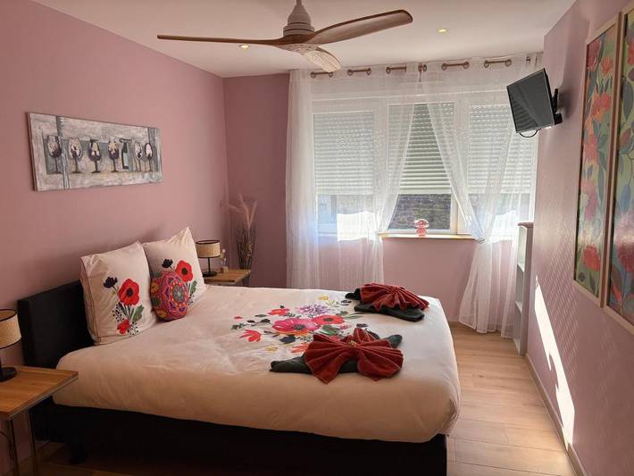 Gîte pour 6 personnes, avec terrasse et jardin dans Diebolsheim