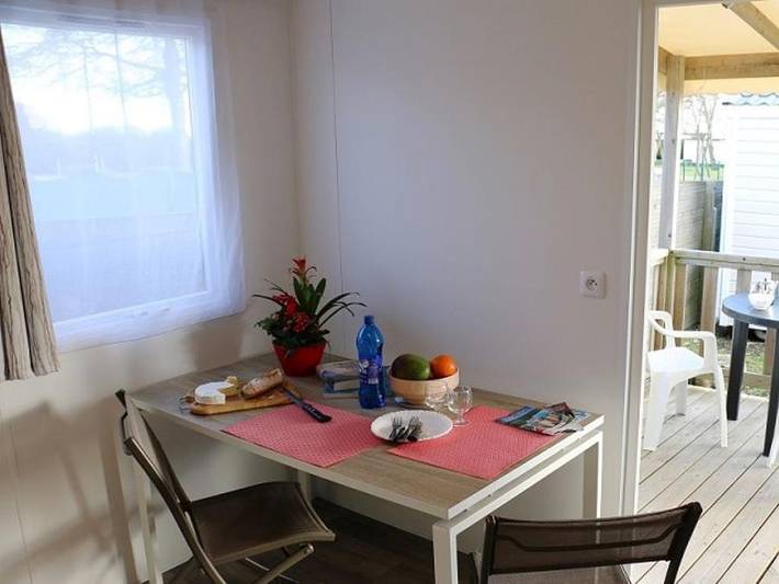 Camping Landrezac Plage - Mobilheim 2 personen - Mobilheim Solo - 22m² - 1 Schlafzimmer in Sarzeau, Côte des Mégalithes
