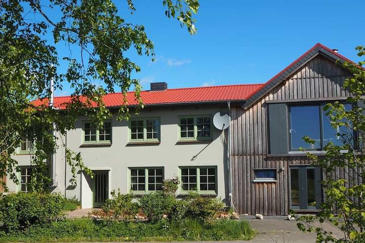 Ferienwohnung für 4 Personen, mit Garten und Balkon sowie Sauna in Brodersby an der Schlei