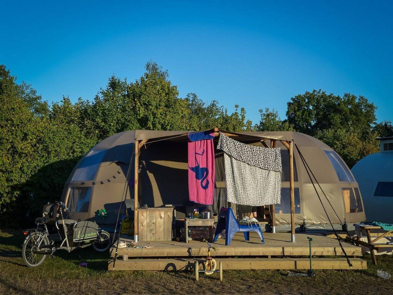Glamping voor 4 Personen in Sallandse Heuvelrug, Twente