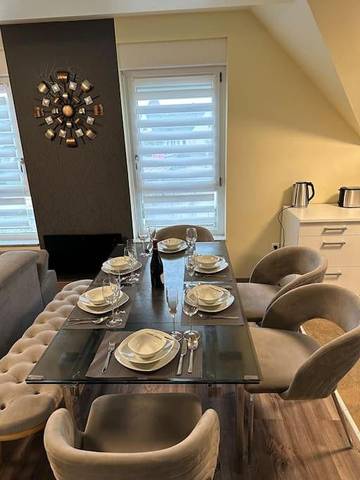 Gîte pour 6 personnes, avec terrasse et vue dans Algolsheim
