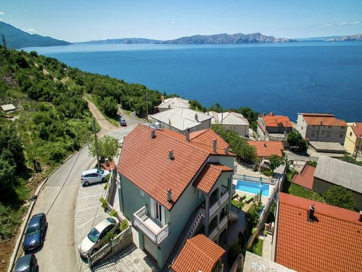 Ferienwohnung für 2 Personen, mit Balkon und Garten sowie Pool, mit Haustier in Kvarner Bucht - 4