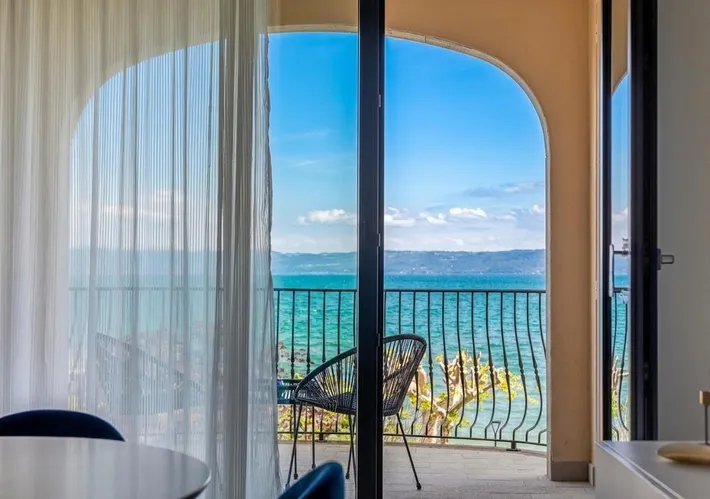 Appartement de vacances pour 4 personnes, avec vue sur le lac ainsi que balcon et vue - 1