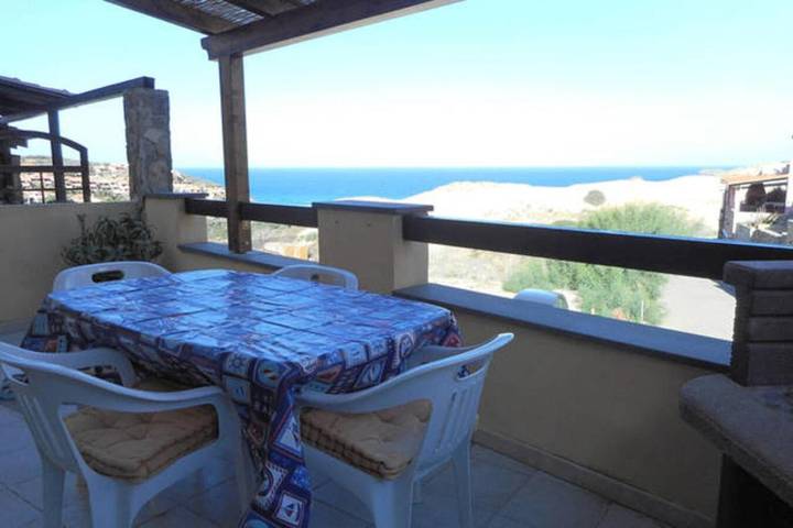 Ferienwohnung für 2 Personen, mit Balkon und Terrasse sowie Ausblick