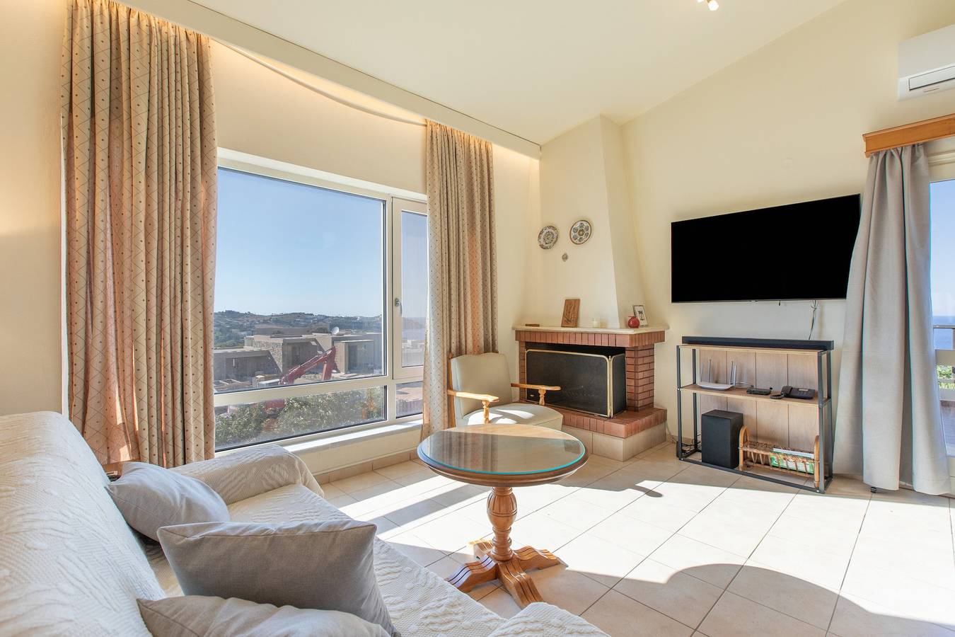 Villa 'Stella Ioannis' mit Meerblick, Wlan und Klimaanlage in Lygaria, Achlada
