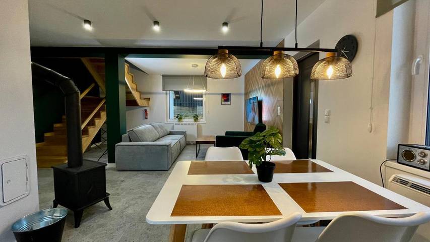 Ferienhaus für 6 Personen, mit Ausblick und Garten