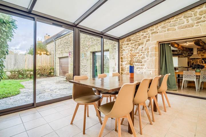 Ferienhaus für 10 Personen mit Terrasse in Sainte-Hélène, Côte des Mégalithes