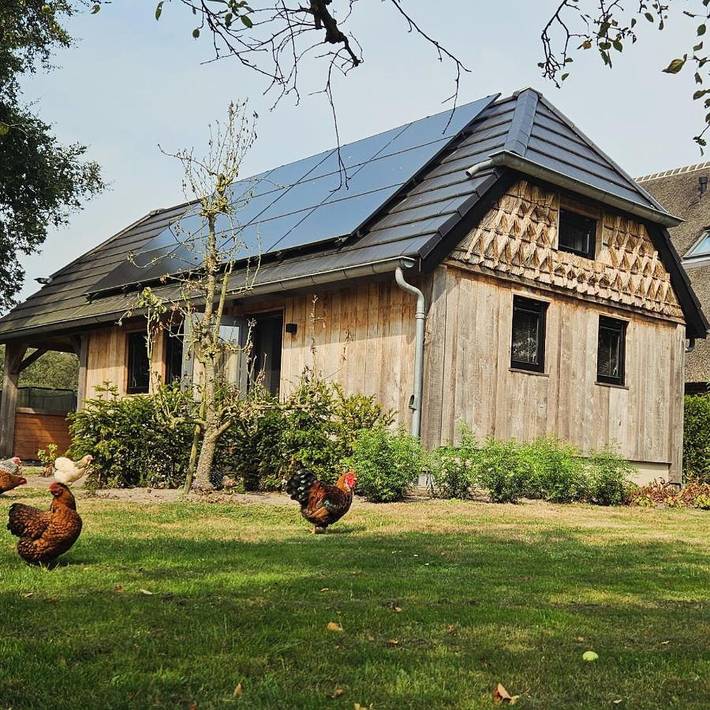 Ferienhaus für 4 Personen, mit Terrasse und Garten sowie Ausblick