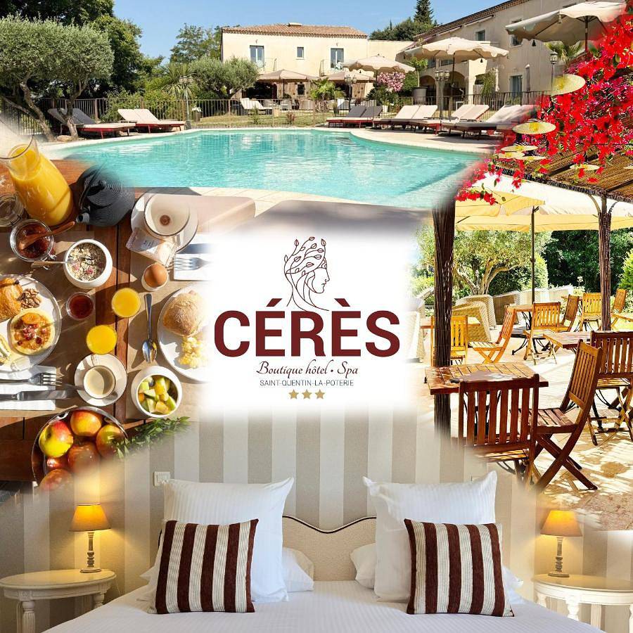 Cérès - Boutique-Hôtel & Spa - Élégance en Terre d'Uzès in Saint-Quentin-la-Poterie, Région de Nîmes