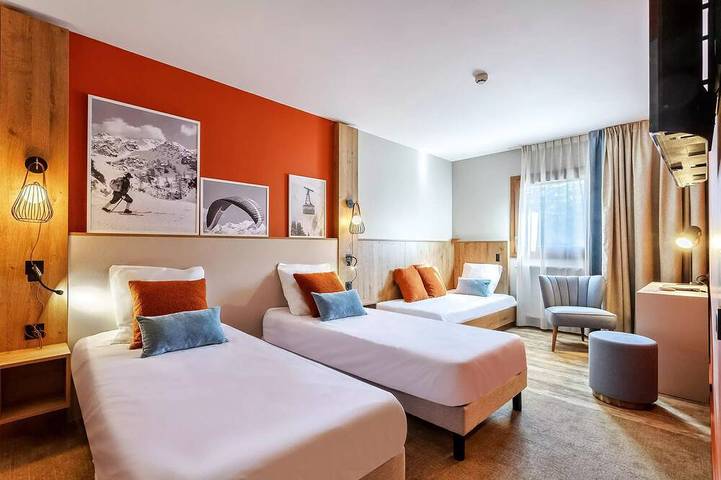 Appart’hôtel pour 2 personnes, avec balcon