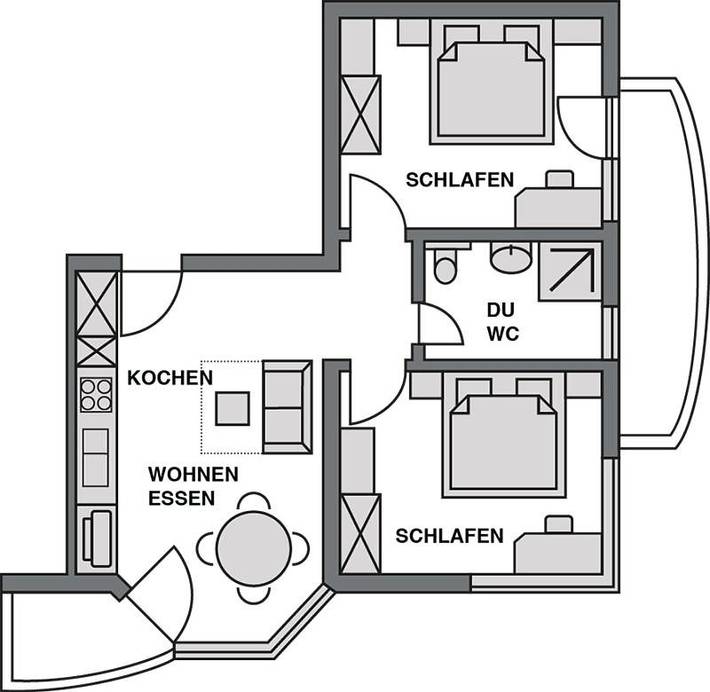 Ferienwohnung für 4 Personen, mit Garten in Serfaus - 2