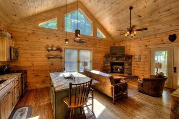 Log Cabin for 4 Guests in Fontana Lake, Swain County, Picture 3