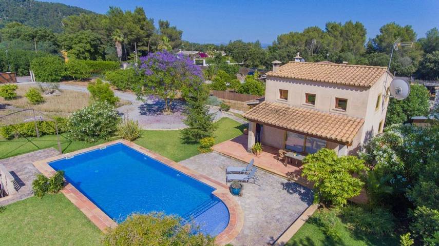 Maison de vacances pour 2 personnes, avec Balcon ainsi que Terrasse et Jardin à Sa Pobla