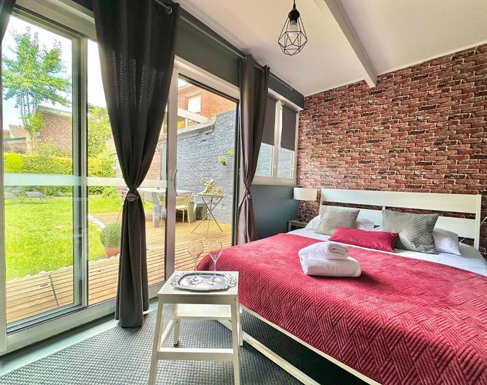 Gîte pour 4 personnes, avec jardin à Lens - 4