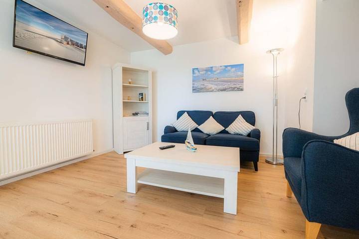 Ferienwohnung für 2 Personen, mit Terrasse und Garten sowie Sauna in Tating, Halbinsel Eiderstedt