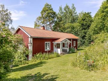 Ferienhaus für 5 Personen, mit Terrasse und Seeblick in Nordschweden