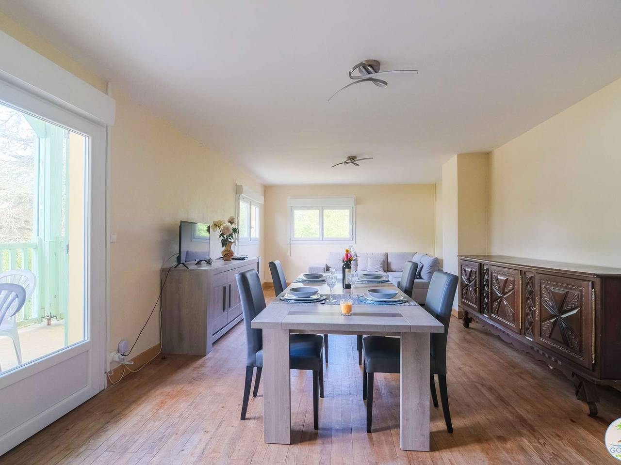 Ganze Wohnung, Wohnung in Seenähe - 8 Pers. in Sanguinet, Côte d’Argent