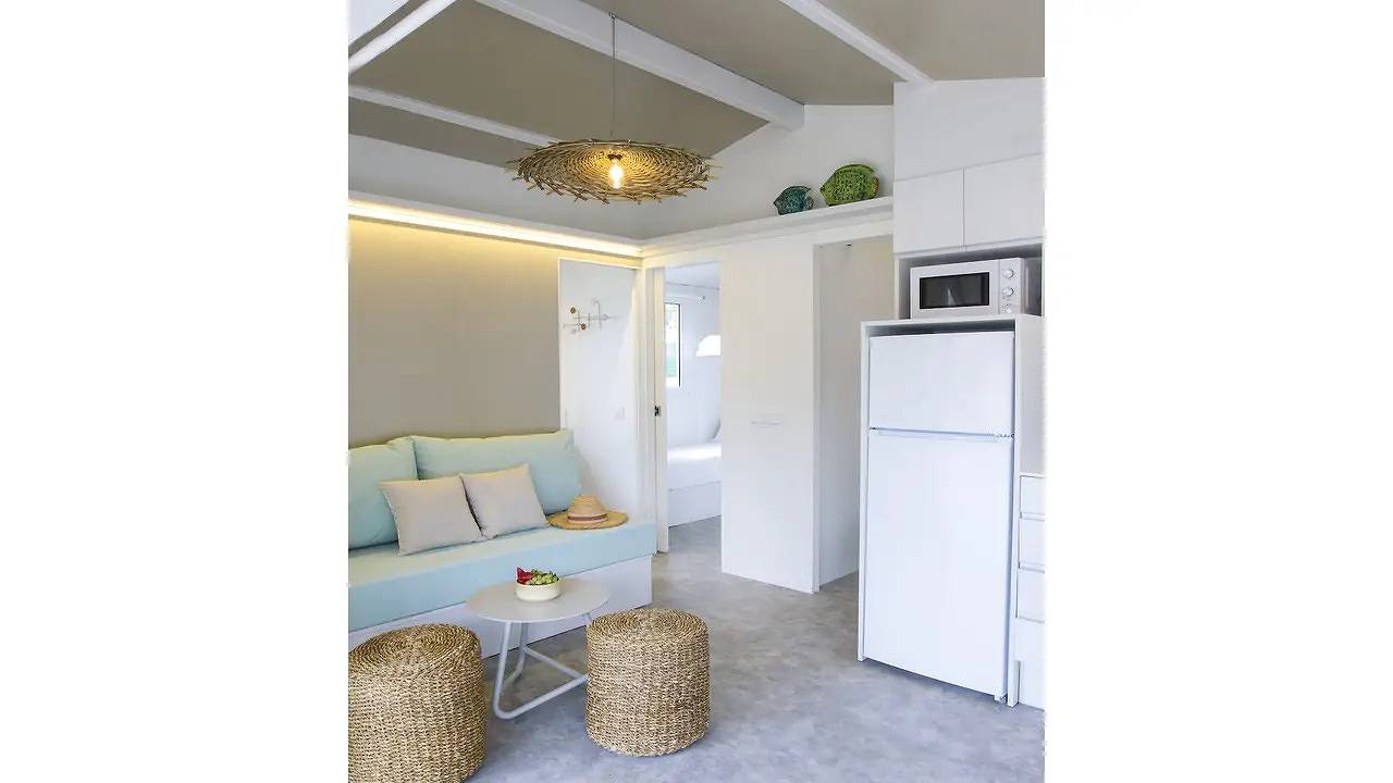 Bungalow para 5 personas con piscina in Platja de Tamarit (Tarragona), Tarragona