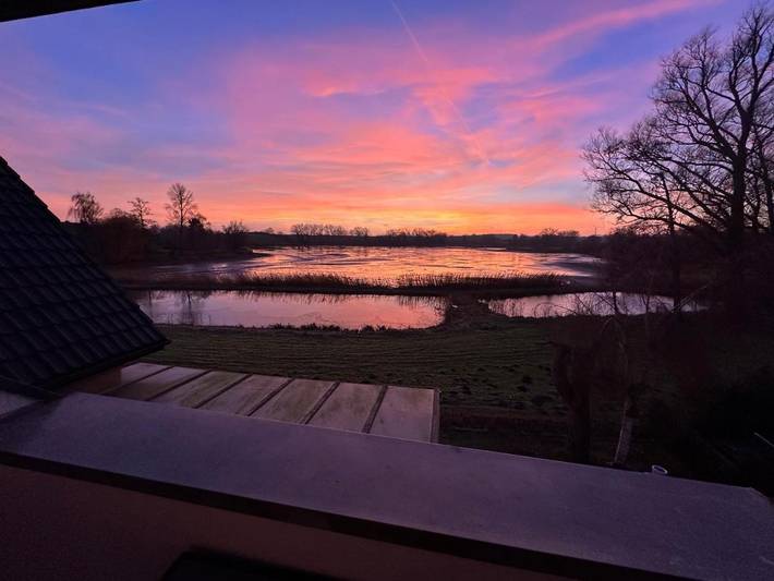 Ferienwohnung für 4 Personen, mit Balkon und Seeblick sowie Ausblick in Kreis Stormarn