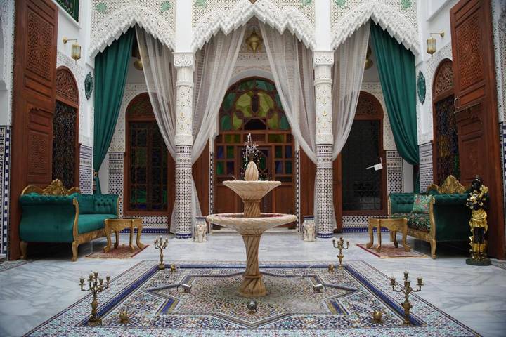 Riad pour 2 personnes, avec terrasse, adapté aux familles