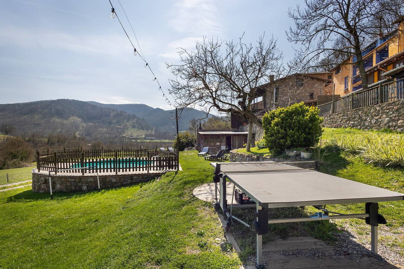 Casa de vacaciones "La Cabana, El Reixac Casa Rural" con vistas a la montaña in San Juan de las Abadesas, Pirineo Catalan