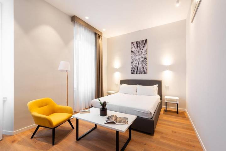 Apartahotel para 3 personas, con terraza en Roma
