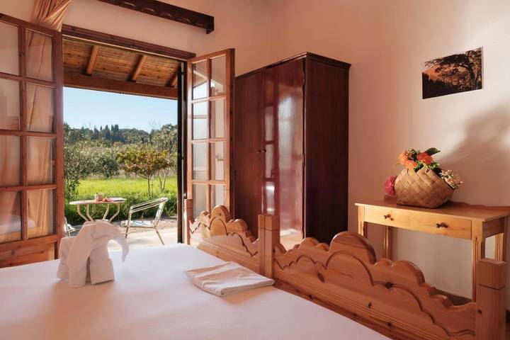Appart’hôtel pour 3 personnes, avec jardin ainsi que balcon et vue