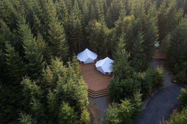 Camping voor 4 personen, met terras in Cascade Range