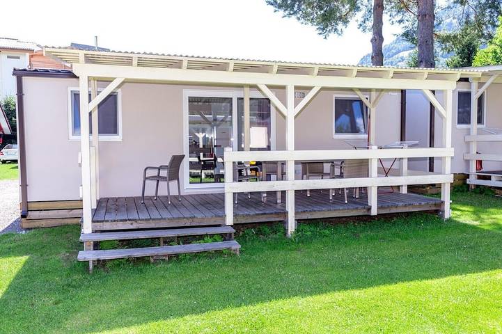 Wohnwagen für 2 Personen, mit Balkon, mit Haustier