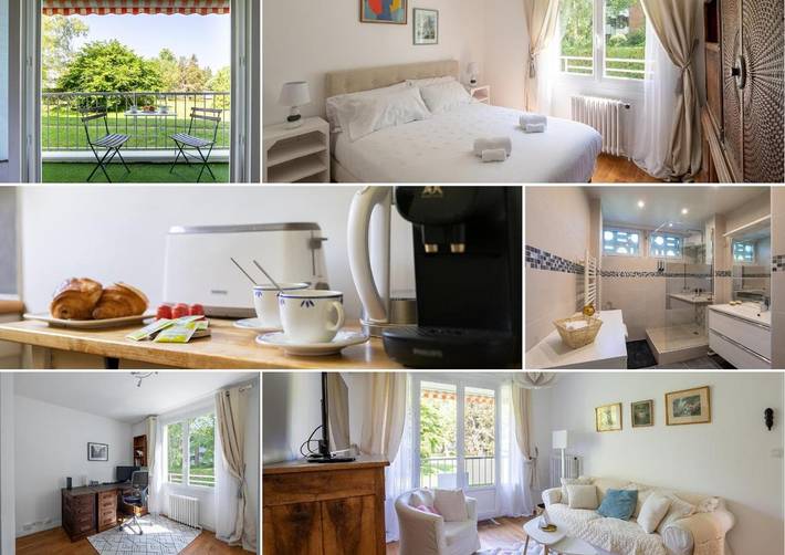 Apartamento de vacaciones para 2 personas, con jardín y vistas, Se admiten mascotas - 1