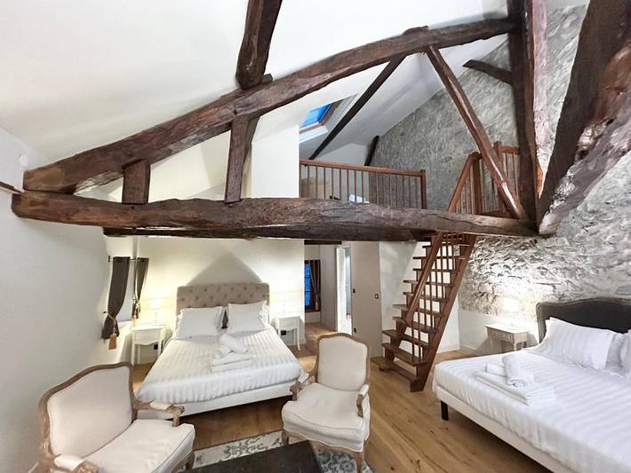 Chambre d’hôte pour 6 personnes, avec jardin et vue